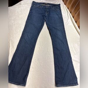 Lucky Brand Jeans Womens 10/30 Cate Boot Dark Wash Blue Denim Stretch Spandex